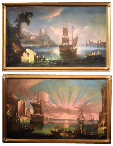 Pair of Marines painting  - Paolo Maria Antoniani (1745 -1807)